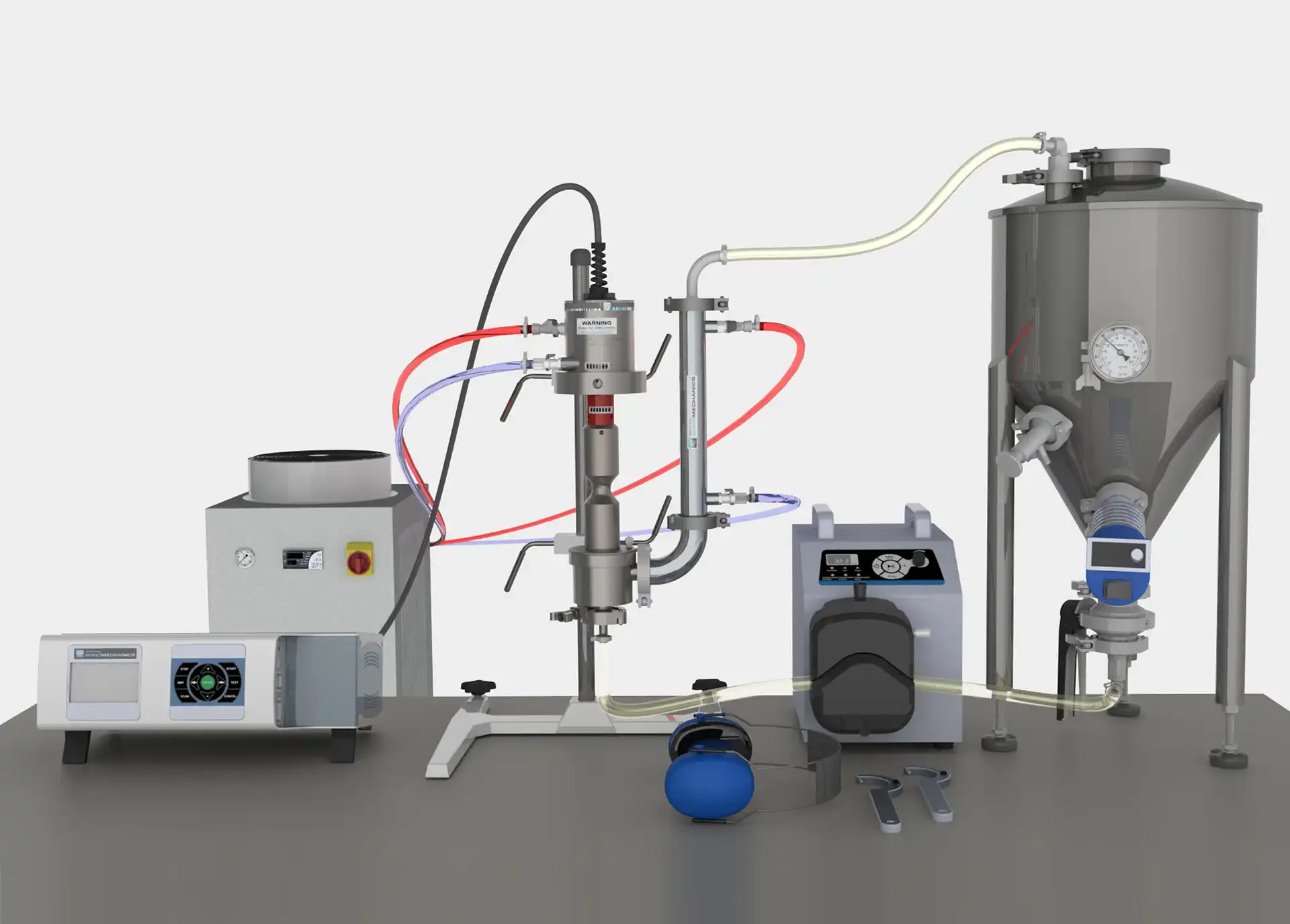 ISP-3600 industrial-scale ultrasonic liquid processor – Industrial Sonomechanics